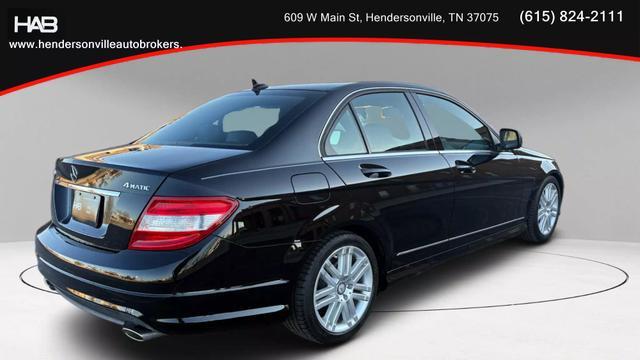 used 2009 Mercedes-Benz C-Class car, priced at $14,785