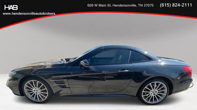 used 2018 Mercedes-Benz SL 550 car, priced at $52,485