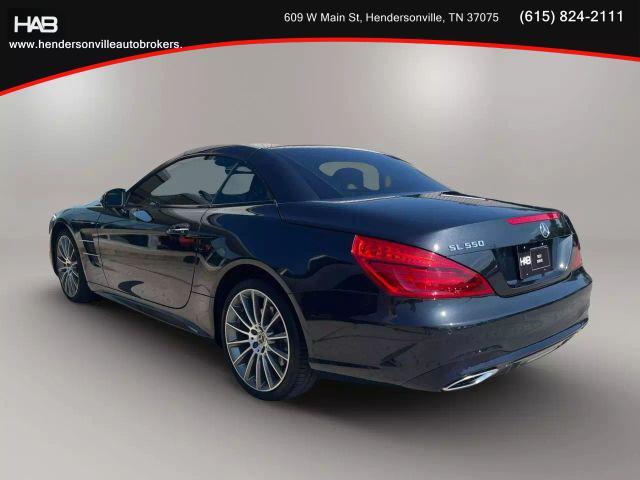 used 2018 Mercedes-Benz SL 550 car, priced at $52,485