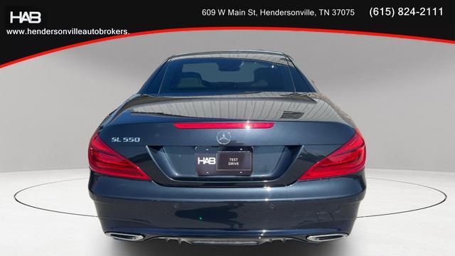 used 2018 Mercedes-Benz SL 550 car, priced at $52,485