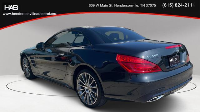 used 2018 Mercedes-Benz SL 550 car, priced at $52,485