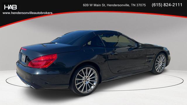 used 2018 Mercedes-Benz SL 550 car, priced at $52,485