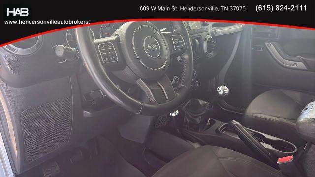used 2015 Jeep Wrangler car, priced at $12,985