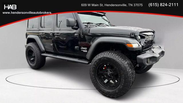 used 2019 Jeep Wrangler Unlimited car, priced at $19,585