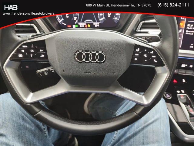 used 2023 Audi Q4 e-tron car, priced at $27,985