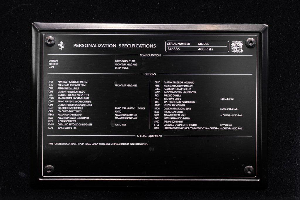 used 2019 Ferrari 488 Pista car, priced at $749,900