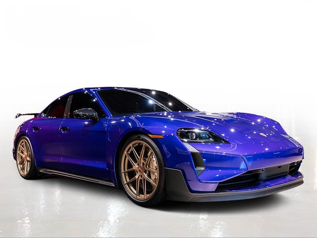 used 2025 Porsche Taycan car, priced at $209,900