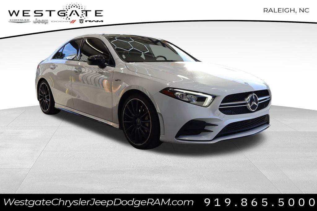 used 2021 Mercedes-Benz AMG A 35 car, priced at $33,650