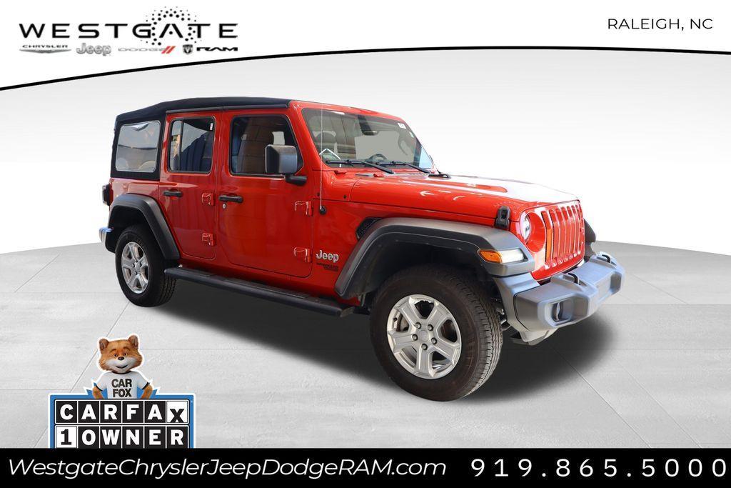 used 2021 Jeep Wrangler Unlimited car, priced at $27,711