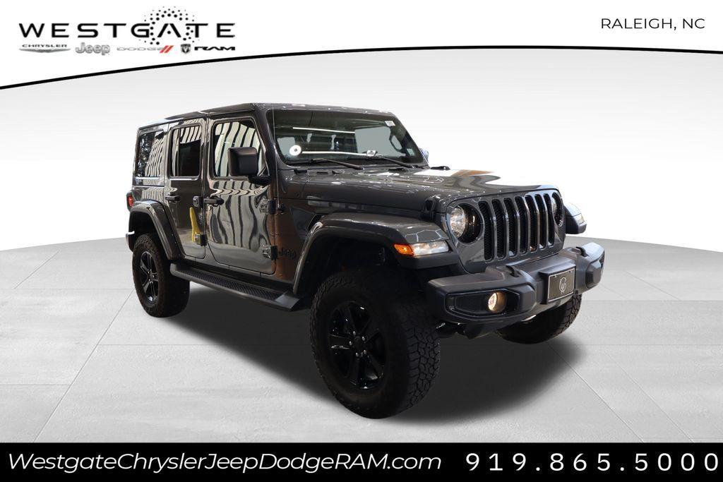 used 2021 Jeep Wrangler Unlimited car, priced at $36,750