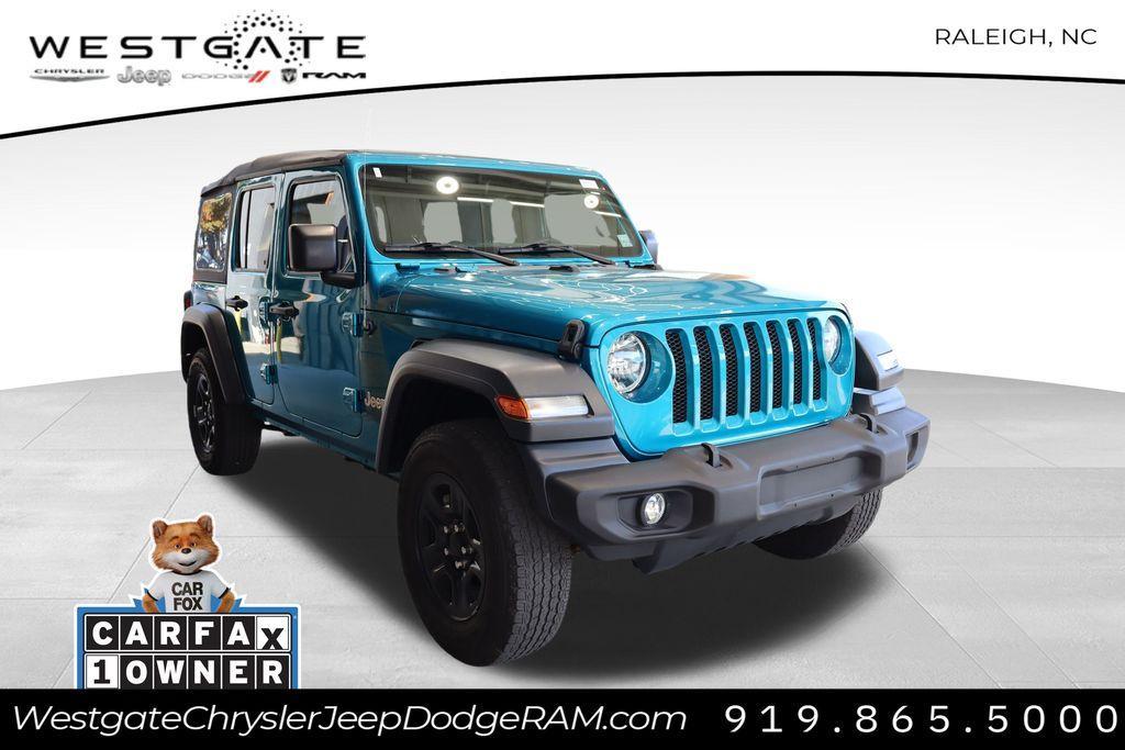 used 2020 Jeep Wrangler Unlimited car, priced at $28,357