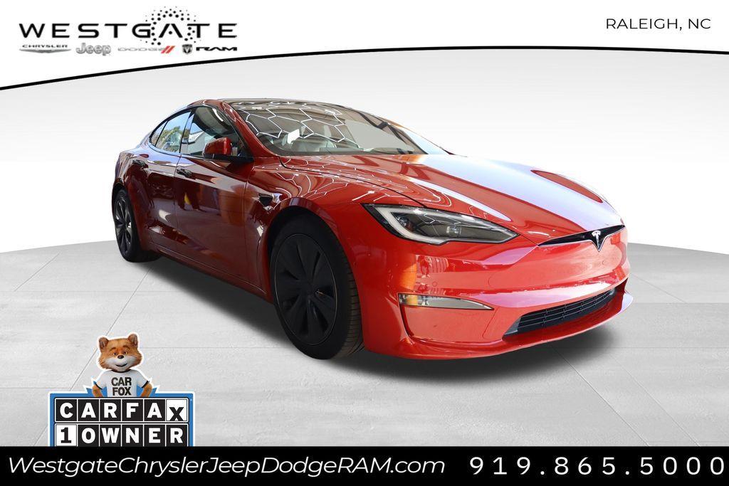 used 2022 Tesla Model S car, priced at $45,114