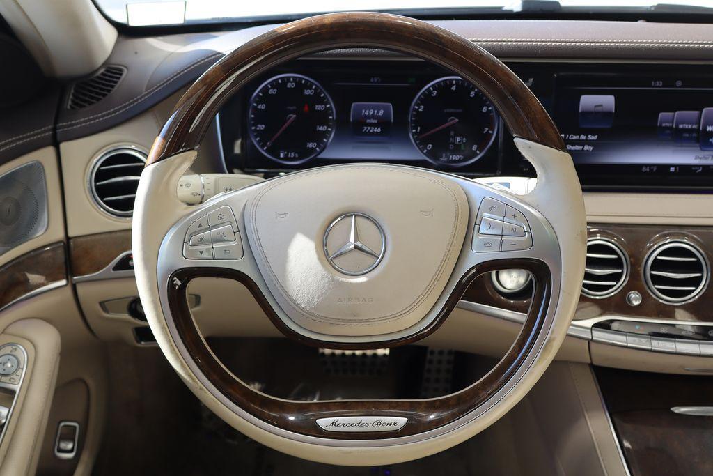 used 2015 Mercedes-Benz S-Class car, priced at $27,450