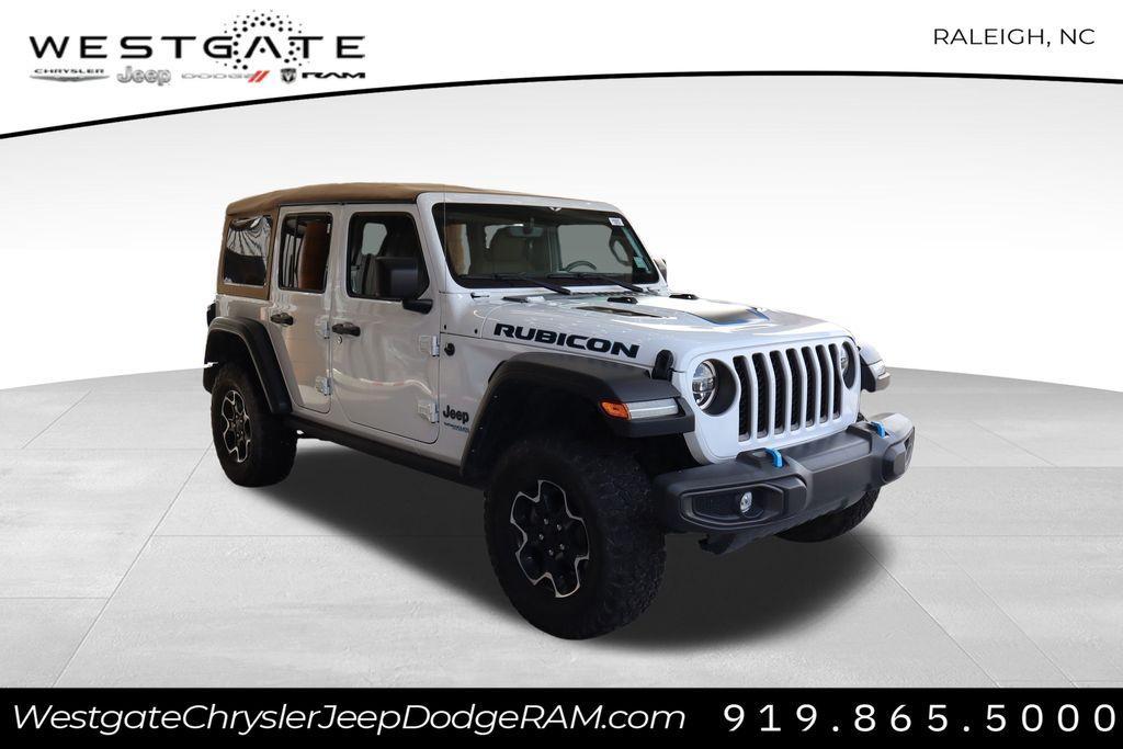 used 2022 Jeep Wrangler Unlimited 4xe car, priced at $35,091