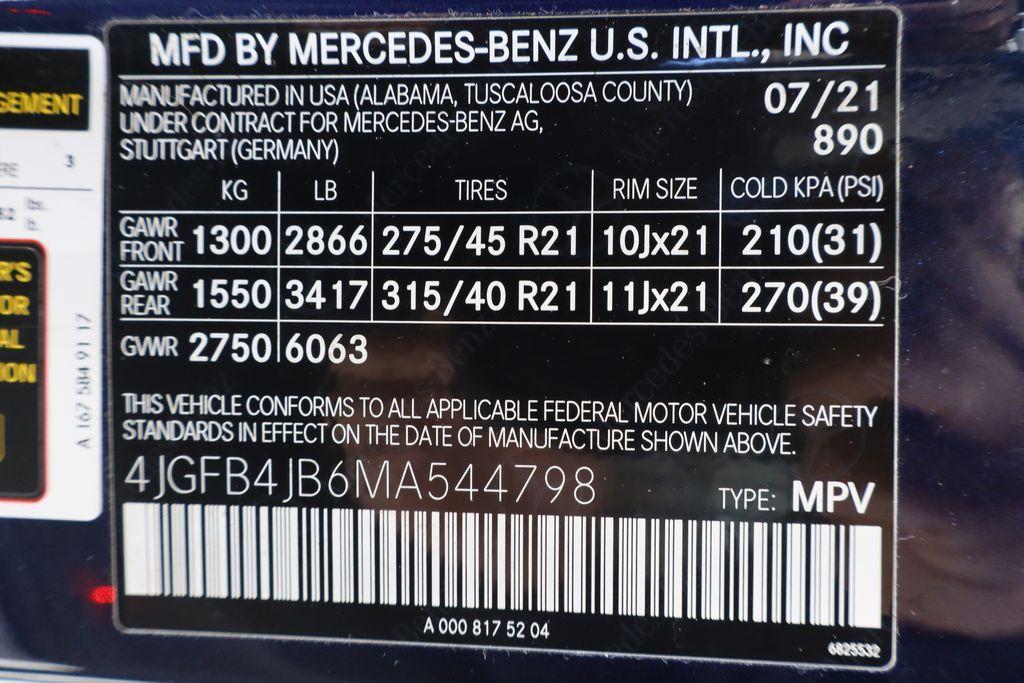 used 2021 Mercedes-Benz GLE 350 car, priced at $44,356