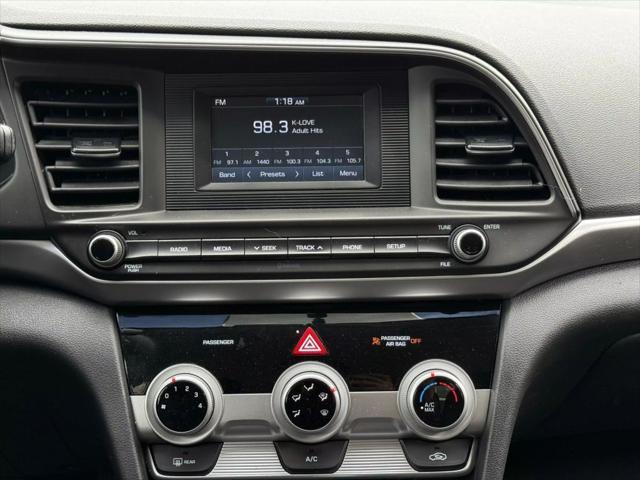 used 2019 Hyundai Elantra car, priced at $8,995