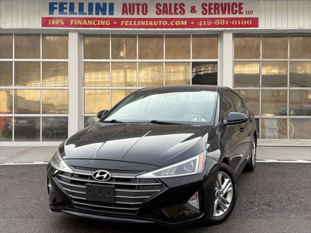 used 2019 Hyundai Elantra car, priced at $10,995