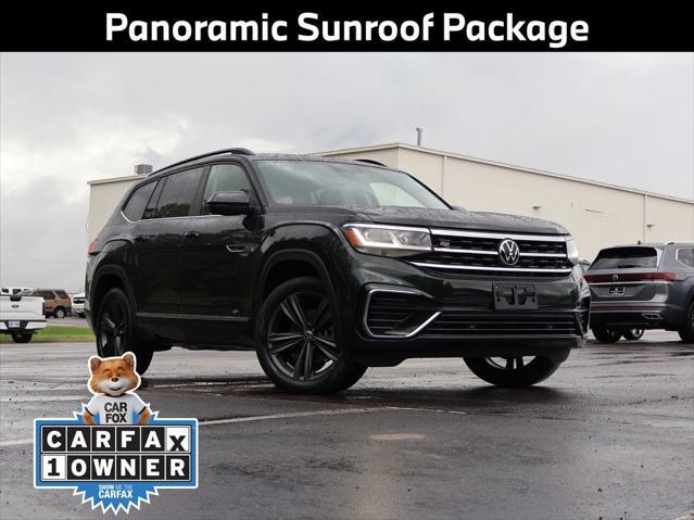 used 2021 Volkswagen Atlas car, priced at $34,500