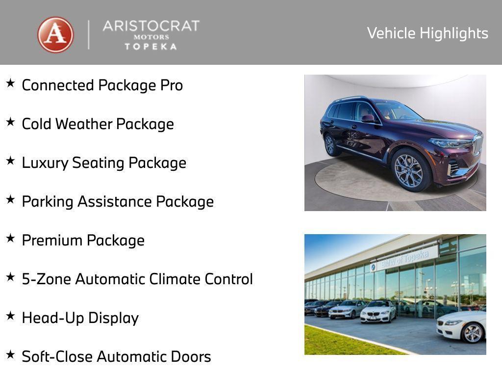 used 2022 BMW X7 car, priced at $55,500