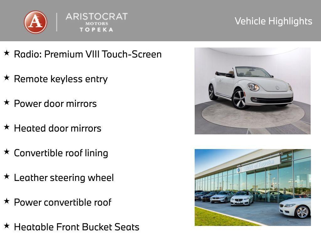 used 2013 Volkswagen Beetle car, priced at $16,995