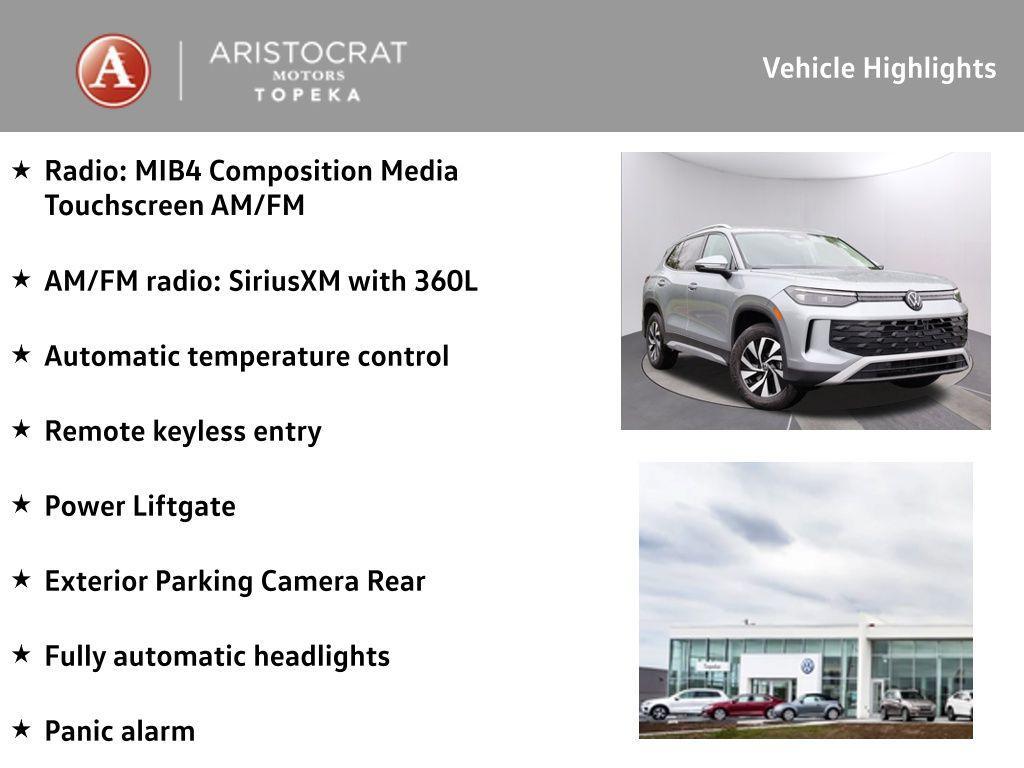 new 2025 Volkswagen Tiguan car, priced at $31,967