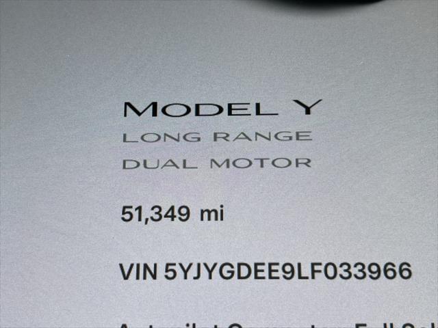 used 2020 Tesla Model Y car, priced at $29,973