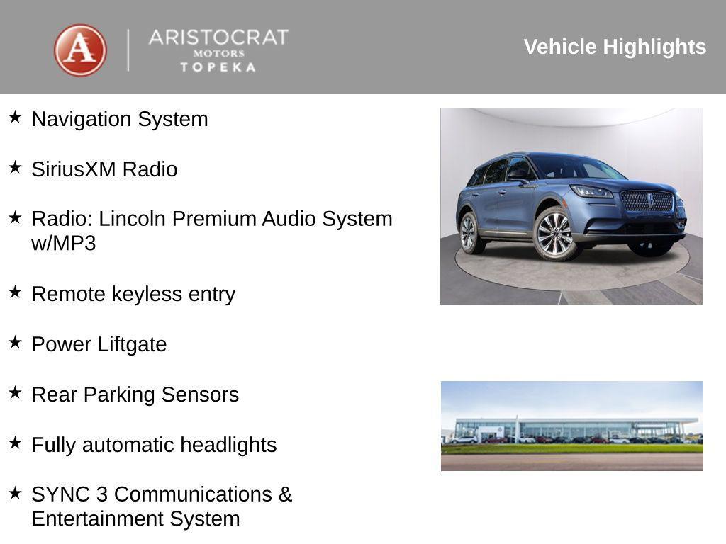 used 2022 Lincoln Corsair car, priced at $27,993