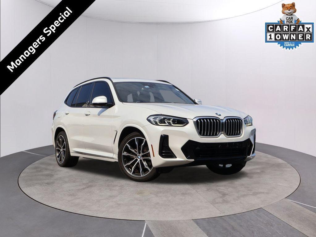 used 2022 BMW X3 car, priced at $32,500