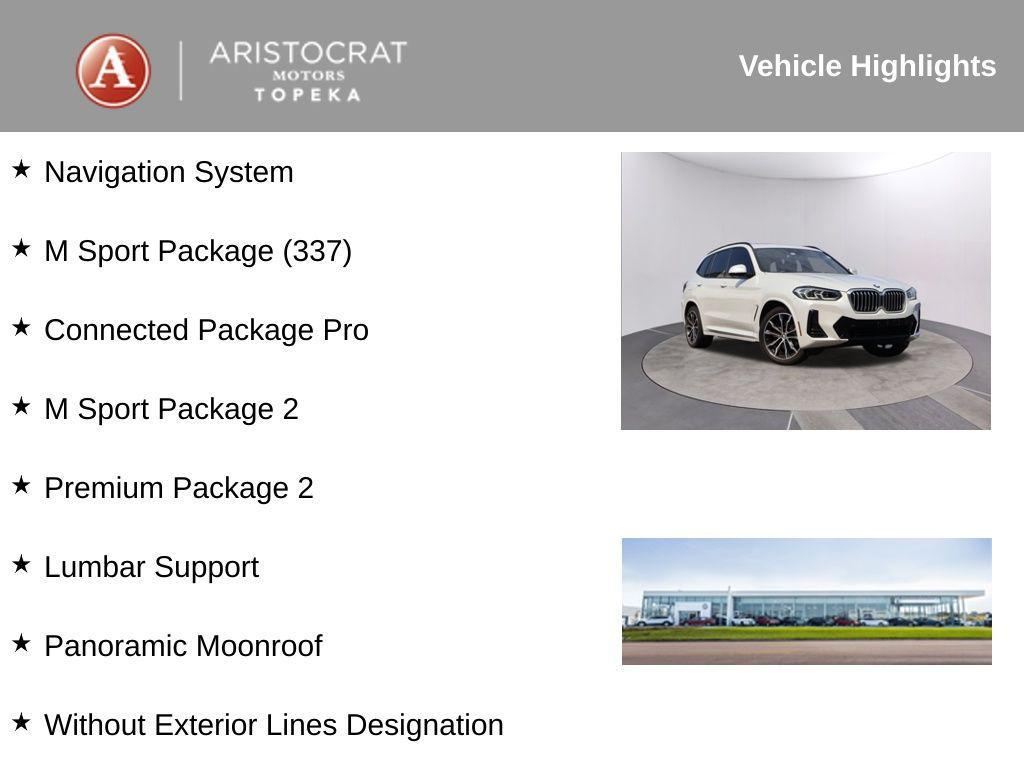 used 2022 BMW X3 car, priced at $32,500