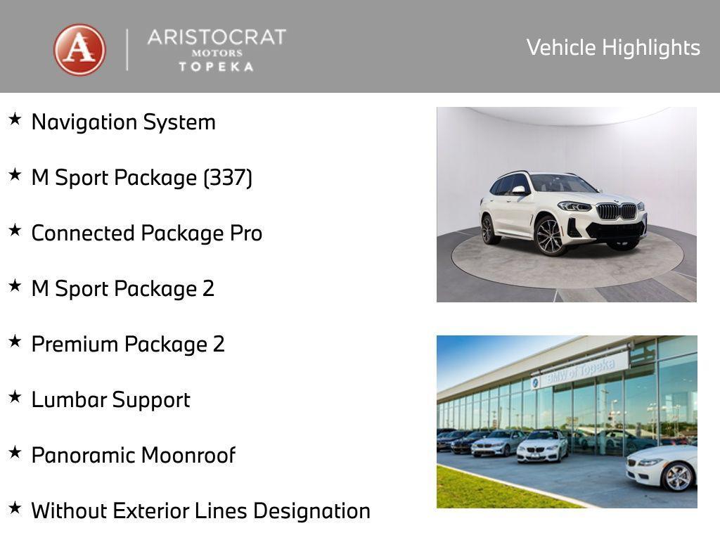 used 2022 BMW X3 car, priced at $37,472
