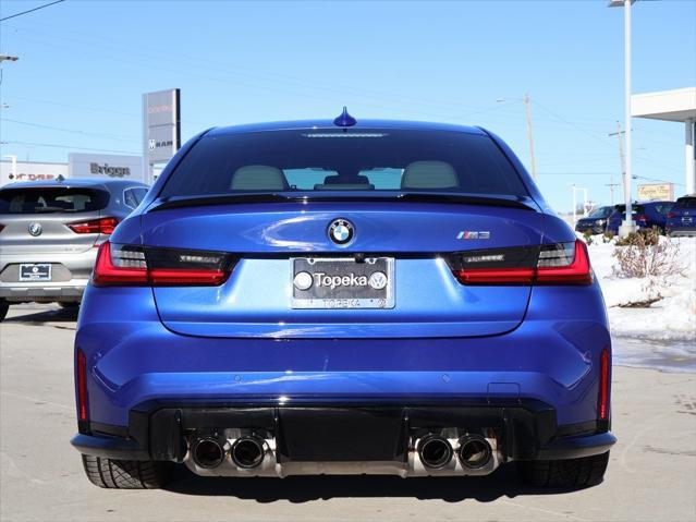 used 2022 BMW M3 car, priced at $65,883