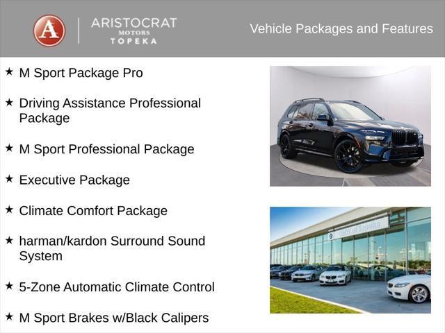new 2025 BMW X7 car, priced at $120,255