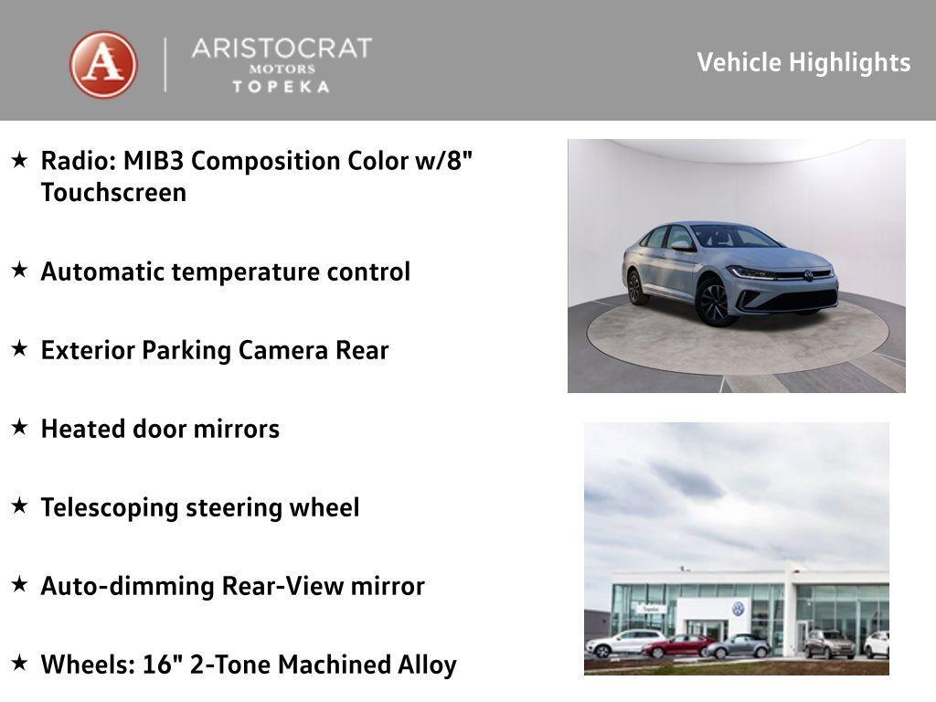 new 2026 Volkswagen Jetta car, priced at $25,820