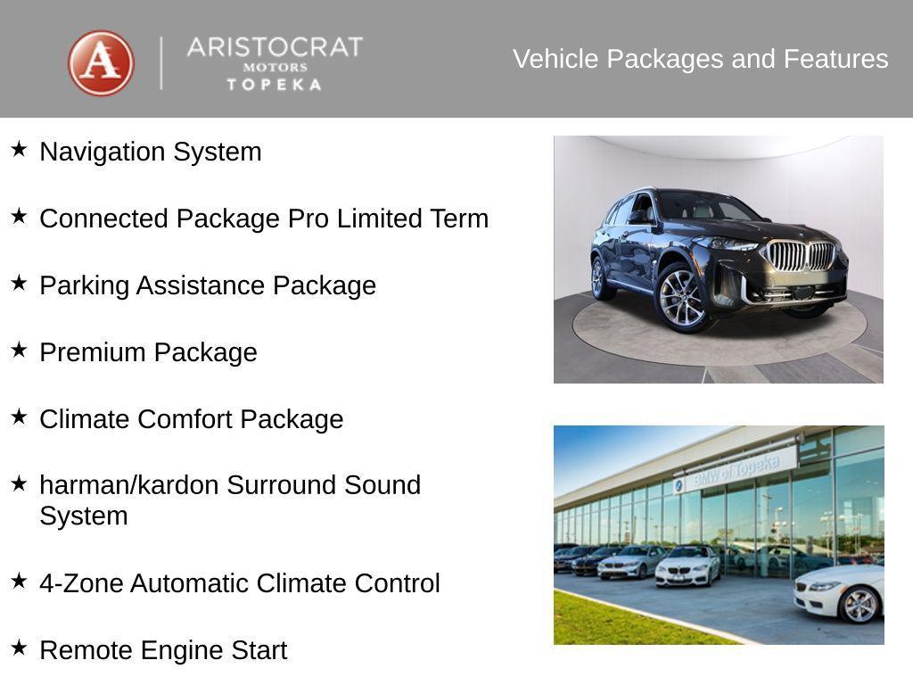 new 2026 BMW X5 car, priced at $77,875