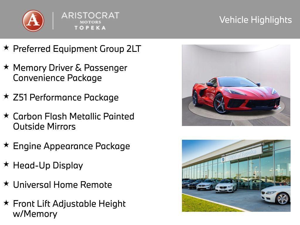 used 2021 Chevrolet Corvette car, priced at $65,993