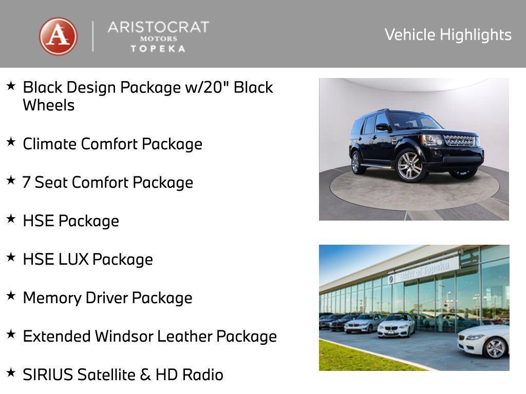 used 2015 Land Rover LR4 car, priced at $16,993