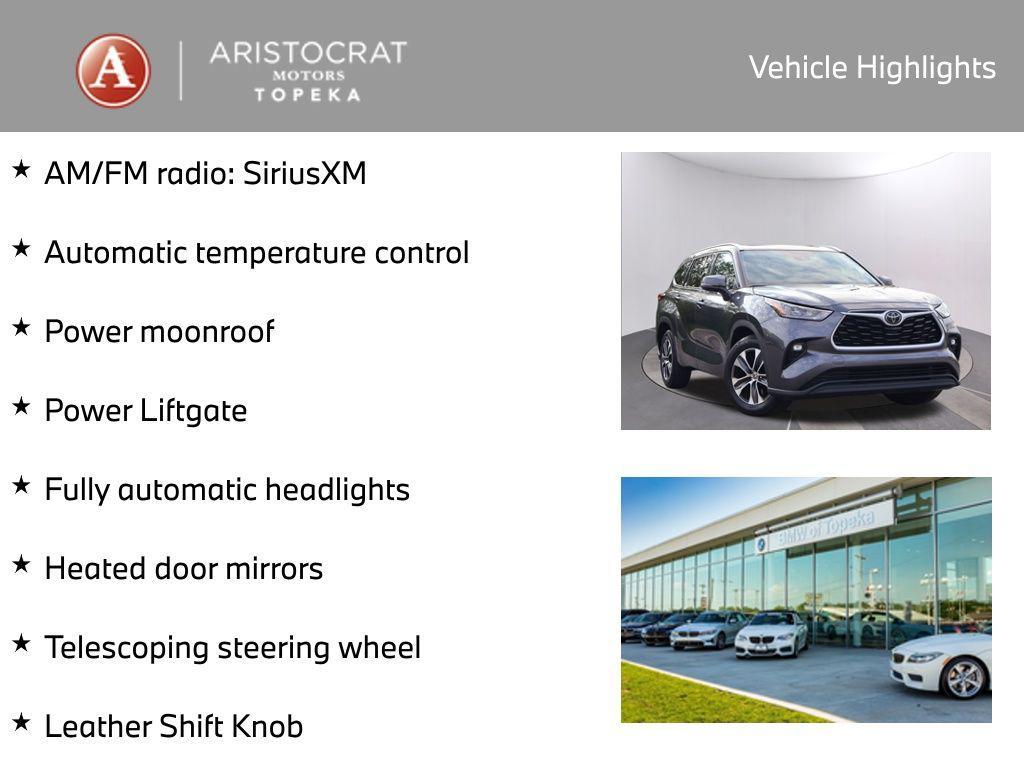 used 2020 Toyota Highlander car, priced at $24,993