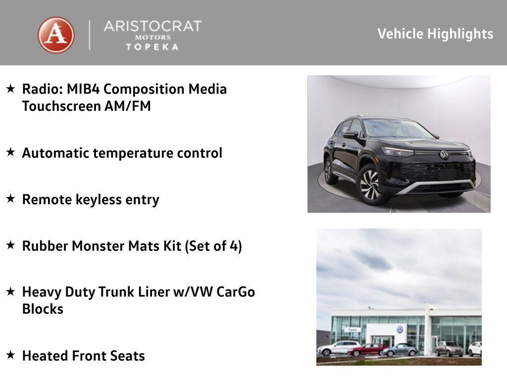 new 2025 Volkswagen Tiguan car, priced at $30,500
