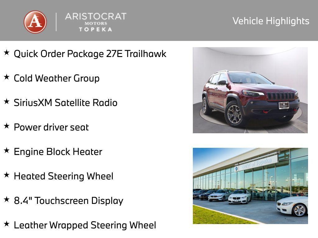 used 2020 Jeep Cherokee car, priced at $21,633