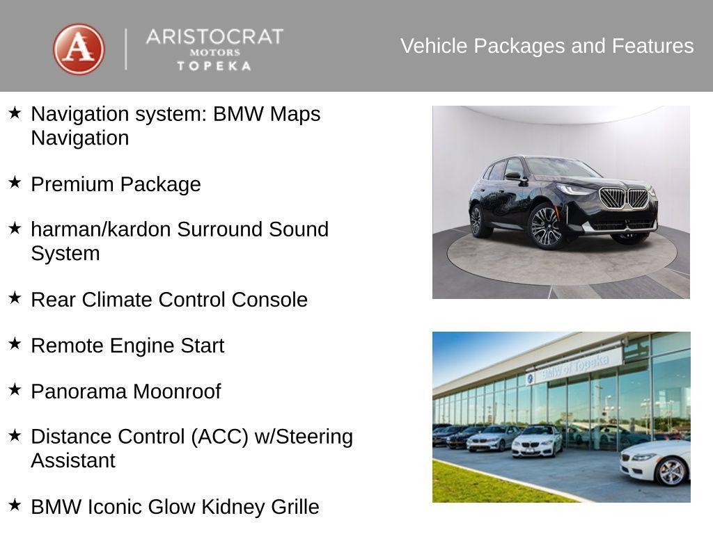 new 2026 BMW X3 car, priced at $59,765