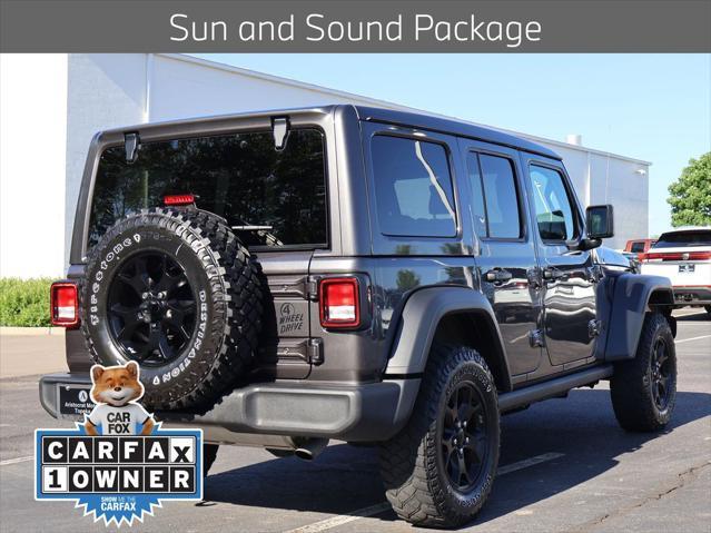 used 2021 Jeep Wrangler car, priced at $35,000