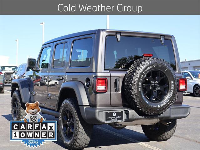 used 2021 Jeep Wrangler car, priced at $35,000