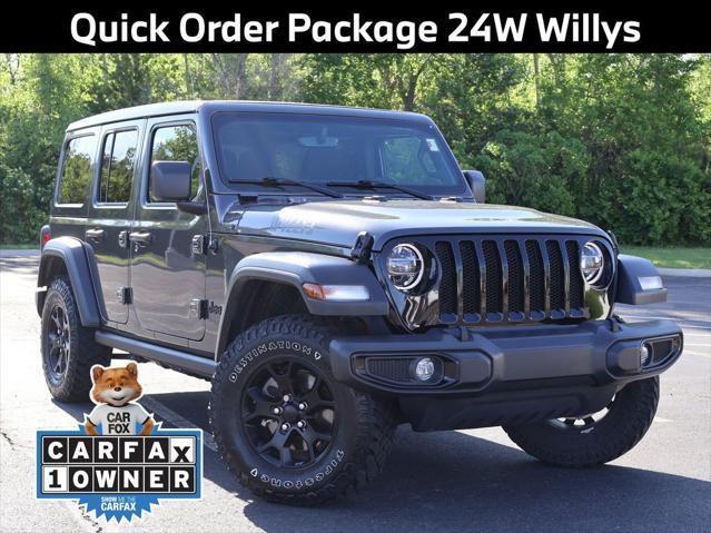 used 2021 Jeep Wrangler car, priced at $35,000