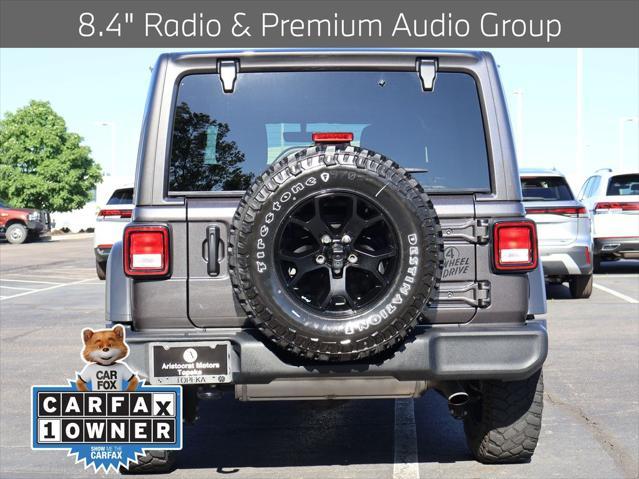 used 2021 Jeep Wrangler car, priced at $35,000