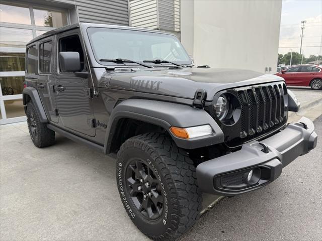 used 2021 Jeep Wrangler car, priced at $36,000