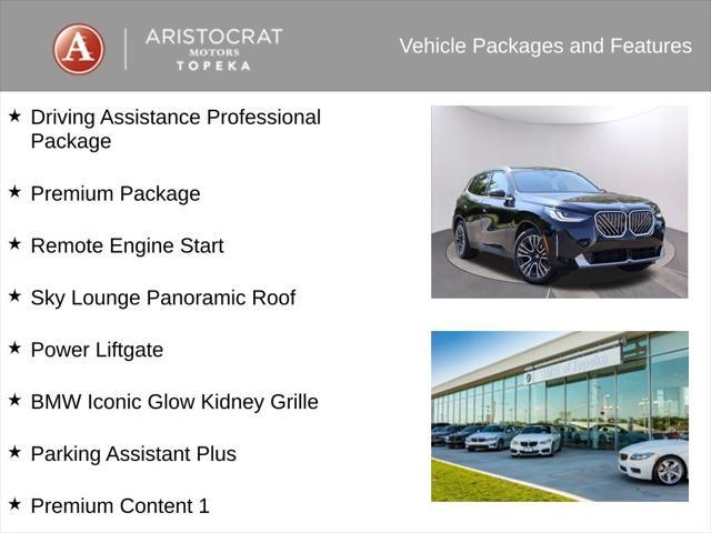 new 2025 BMW X3 car, priced at $58,375