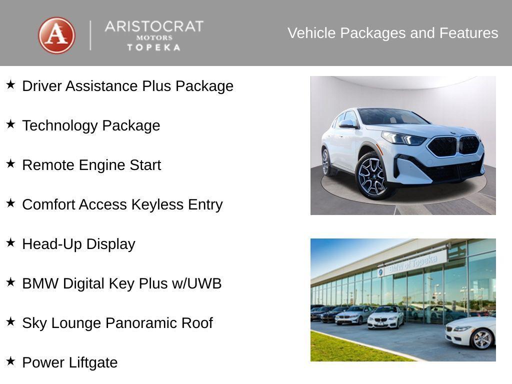 new 2025 BMW X2 car, priced at $49,030