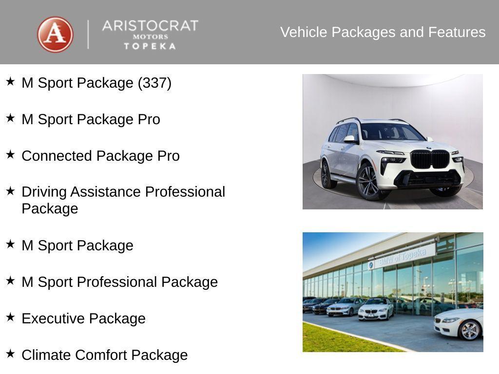 new 2026 BMW X7 car, priced at $100,735