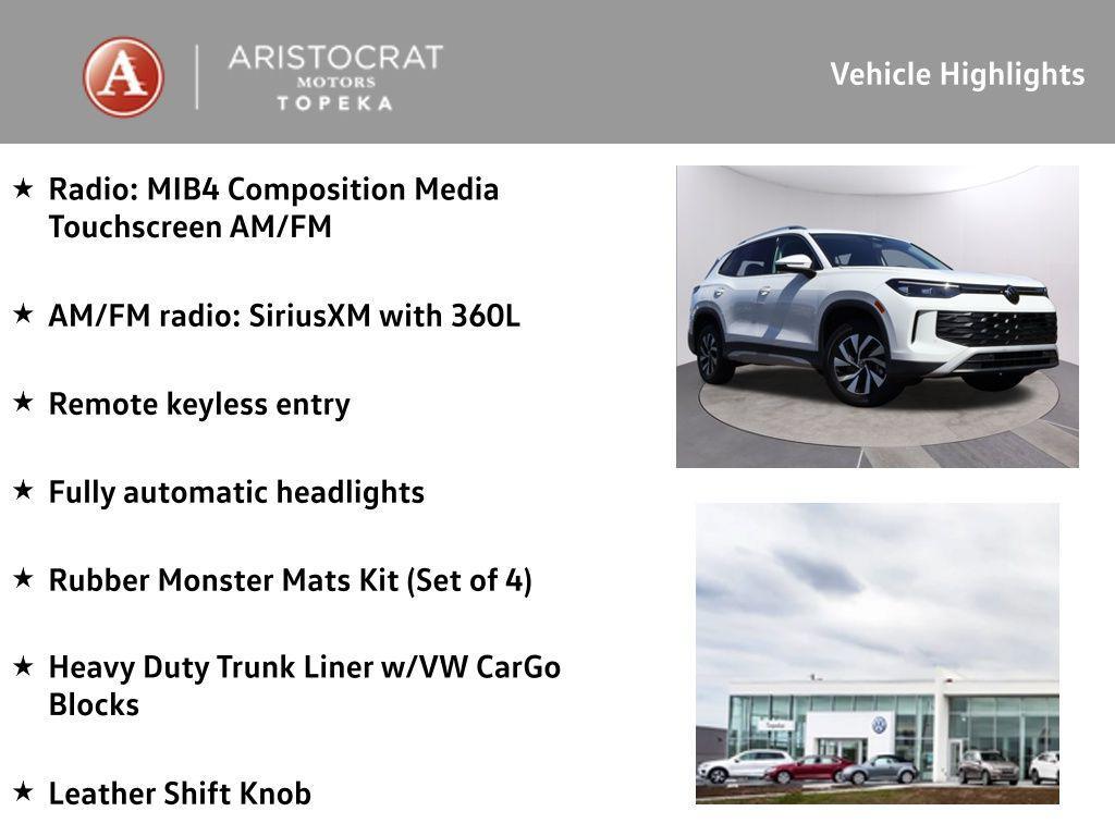 new 2025 Volkswagen Tiguan car, priced at $30,500