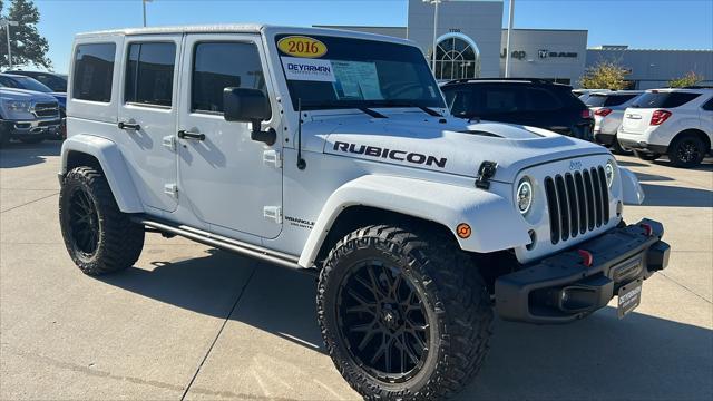 used 2016 Jeep Wrangler Unlimited car, priced at $31,990